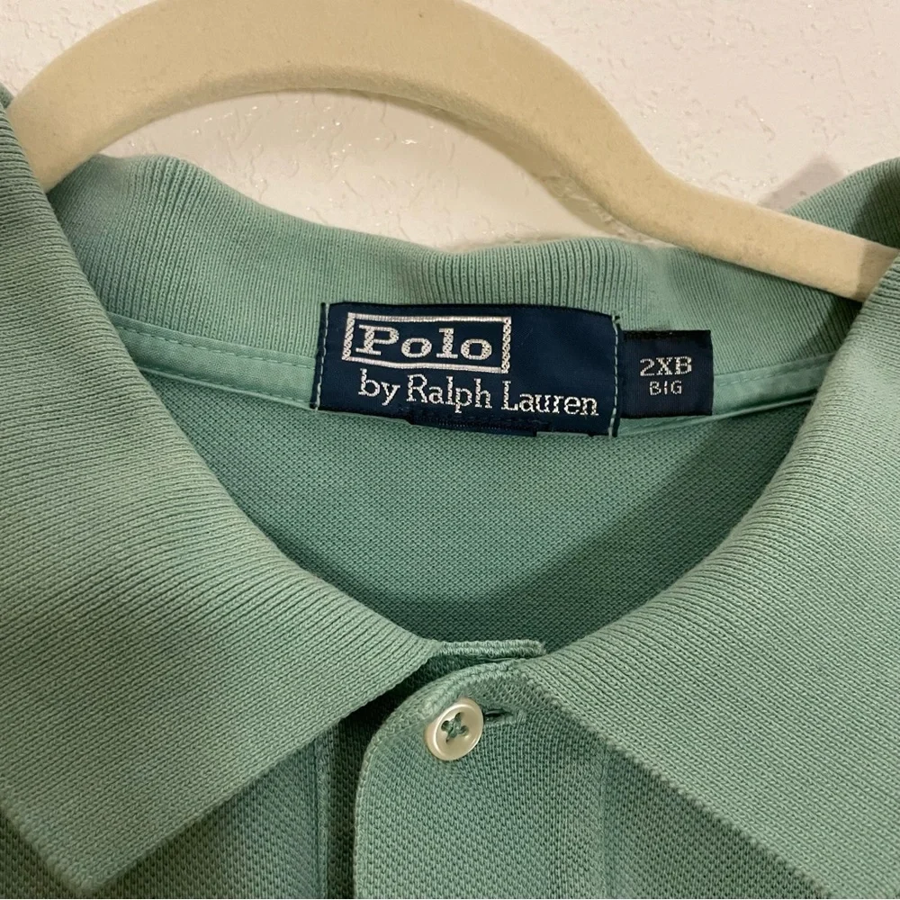 Men’s Big & Tall Polo by Ralph Lauren Men's Green Polo Shirt 2XB